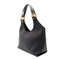 FENDI Zucchino Shoulder Bag Gray FF Logo PVC Gold Hardware