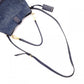 MIUMIU Madras Shoulder Bag, Denim, 2-Way, Blue, Gold Hardware