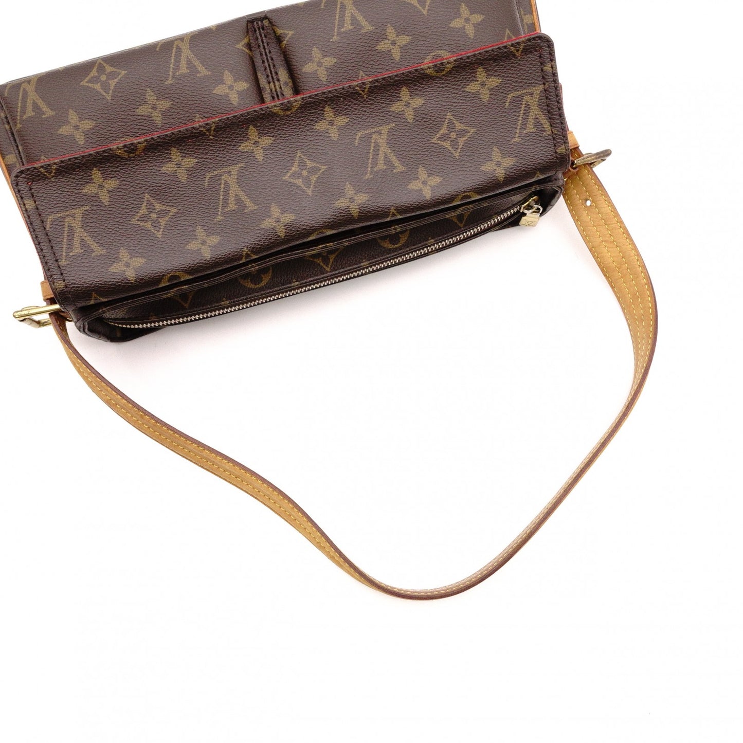 LOUIS VUITTON Vivacité MM Monogram Shoulder Bag for Women, Leather