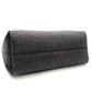 FENDI Zucchino Shoulder Bag Gray FF Logo PVC Gold Hardware