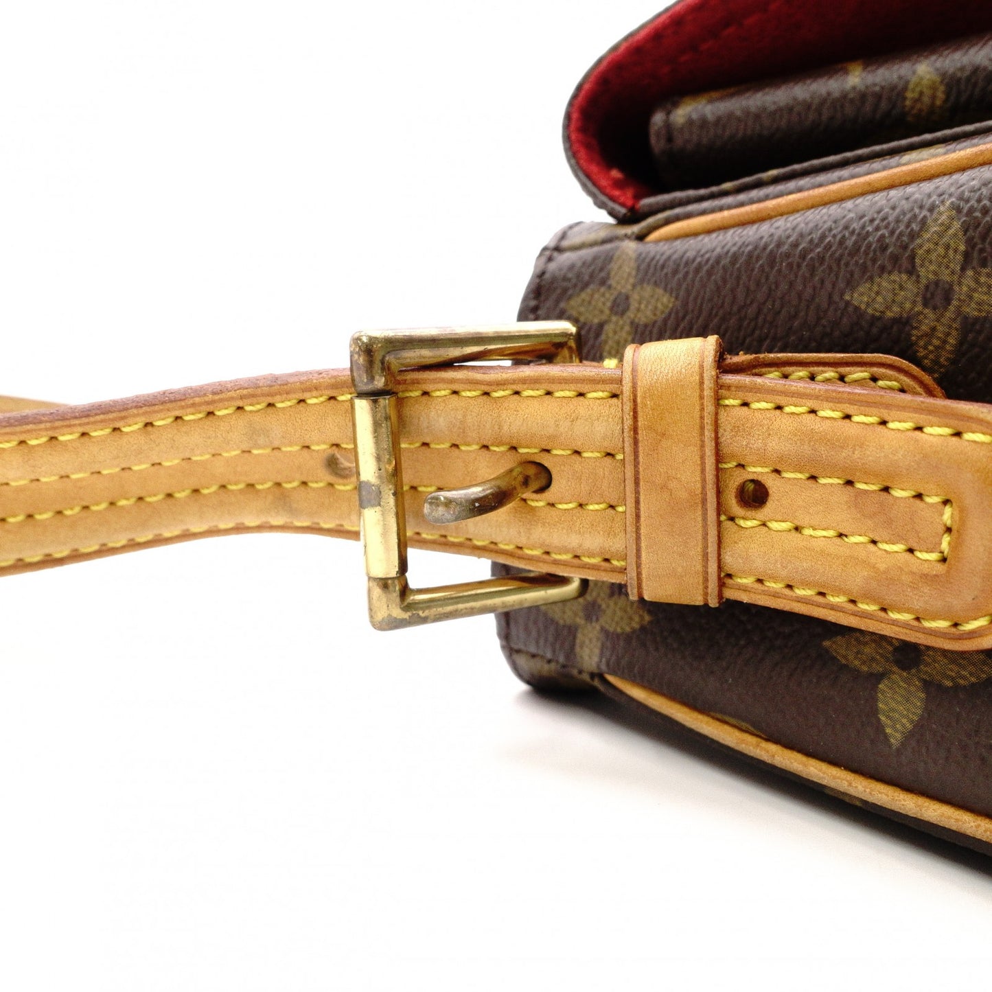 LOUIS VUITTON Vivacité MM Monogram Shoulder Bag for Women, Leather