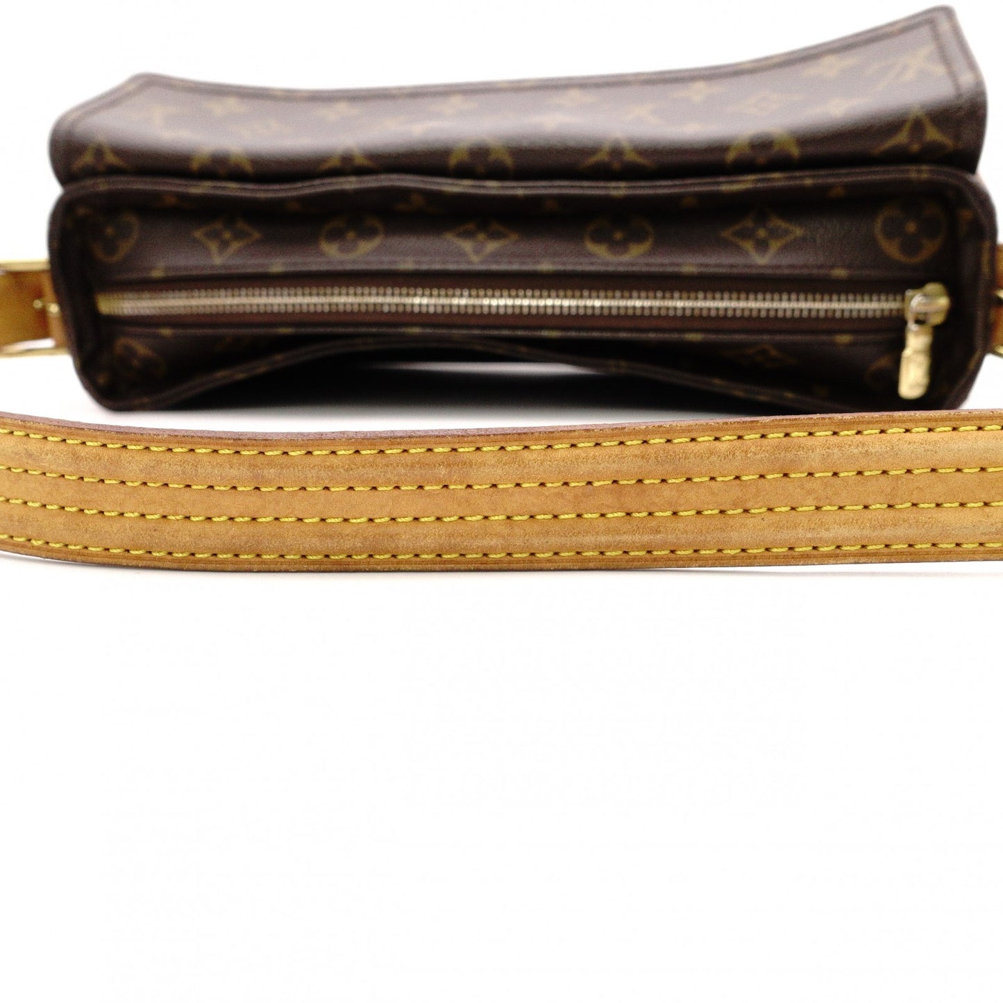 LOUIS VUITTON Vivacité MM Monogram Shoulder Bag for Women, Leather