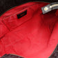 FENDI Zucchino Shoulder Bag Gray FF Logo PVC Gold Hardware