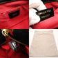 FENDI Zucchino Shoulder Bag Gray FF Logo PVC Gold Hardware