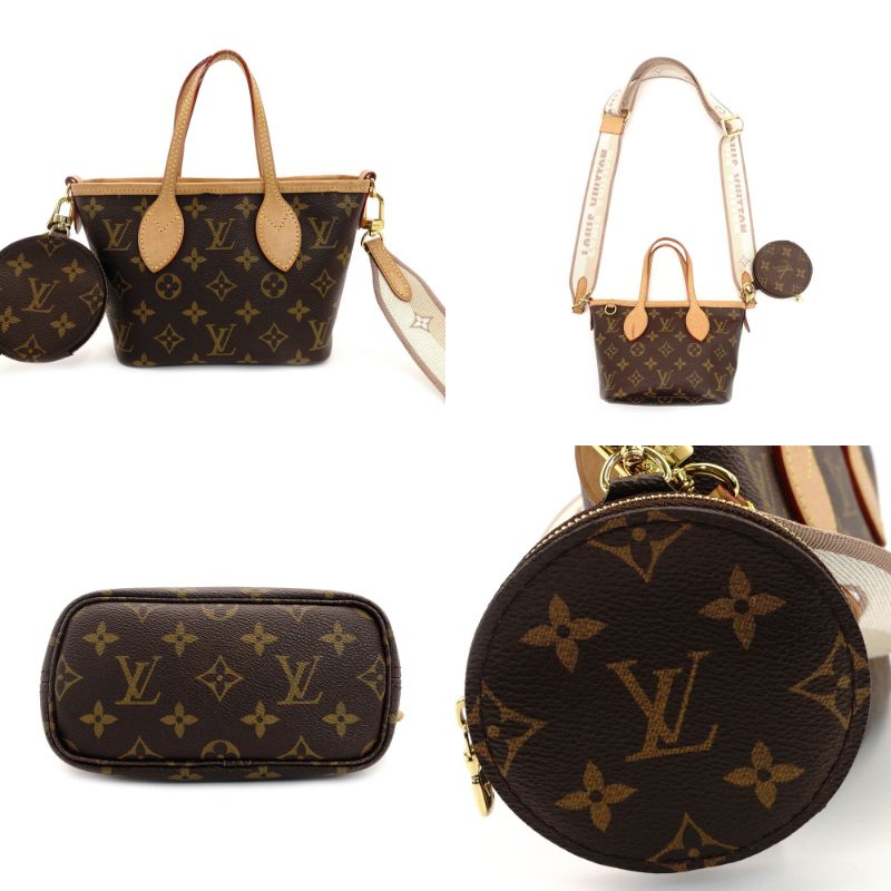 Louis Vuitton LOUIS VUITTON Neverfull BB Monogram Canvas Handbag M46705 2-Way Crossbody 7-9-276