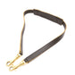CELINE Trapeze Handbag, Leather, Yellow/Khaki, 2-Way Shoulder Bag, Gold Hardware