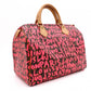 LOUIS VUITTON Speedy 25 Monogram Graffiti Handbag, Pink