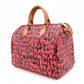 LOUIS VUITTON Speedy 25 Monogram Graffiti Handbag, Pink