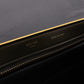 CELINE Trapeze Handbag, Leather, Yellow/Khaki, 2-Way Shoulder Bag, Gold Hardware