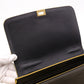 CELINE Trapeze Handbag, Leather, Yellow/Khaki, 2-Way Shoulder Bag, Gold Hardware