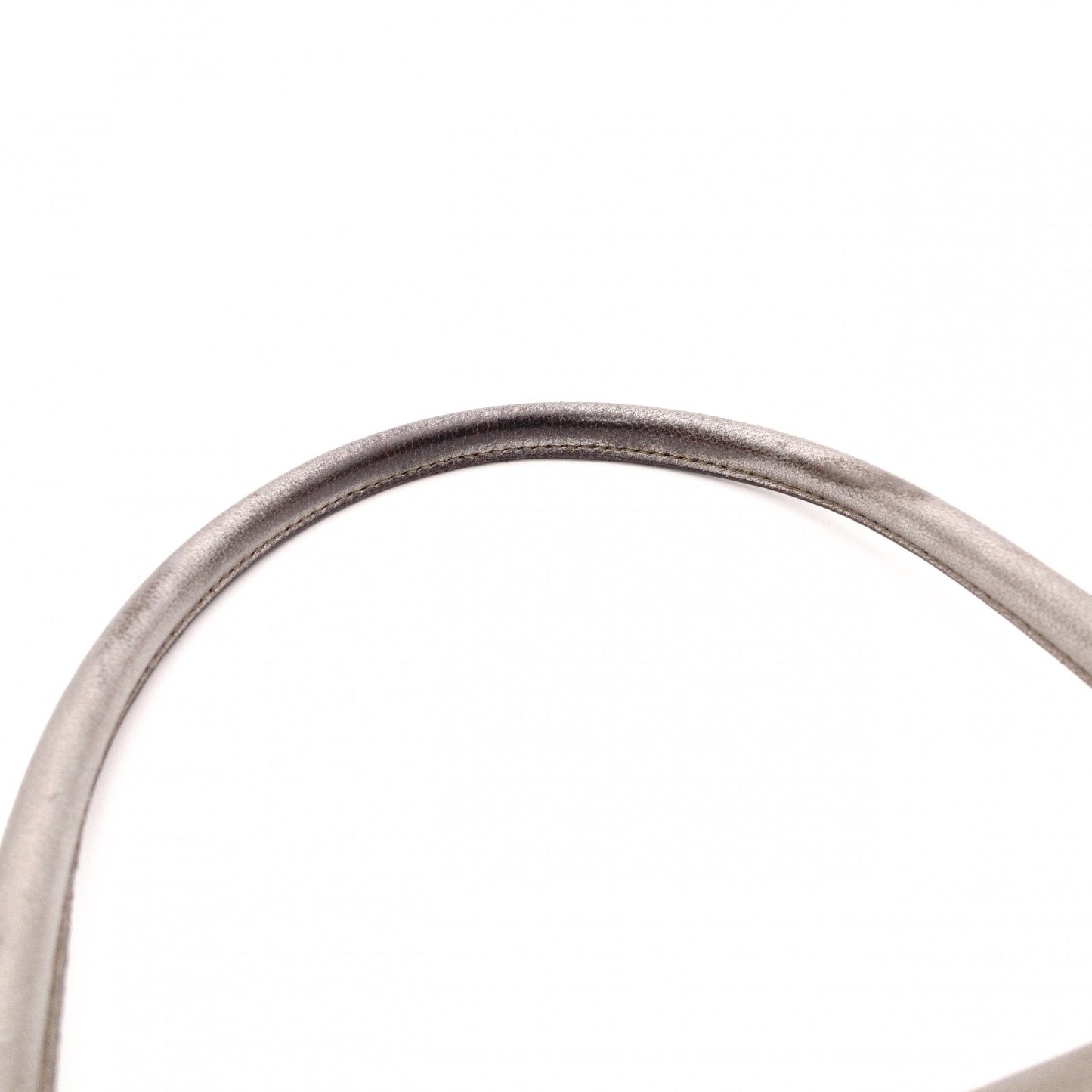 Salvatore Ferragamo Gancini Shoulder Bag, Leather, Champagne Gold