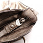 Salvatore Ferragamo Gancini Shoulder Bag, Leather, Champagne Gold