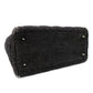 Christian Dior Lady Dior Handbag Black Canvas Black Gunmetal Hardware R801165