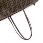 FENDI Zucca Tote Bag, PVC, Brown, FF Logo, Shoulder Strap, A4 Size, Business