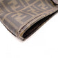 FENDI Zucca Tote Bag, PVC, Brown, FF Logo, Shoulder Strap, A4 Size, Business
