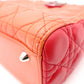 Christian Dior Lady Dior Handbag, Leather, Orange, 2-Way