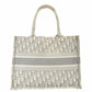 Christian Dior Trotter Book Tote Tote Bag Gray Canvas CD Logo R801695