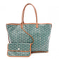 GOYARD Reversible Pertuis PM Tote Bag / PVC / Leather / Green