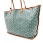 GOYARD Reversible Pertuis PM Tote Bag / PVC / Leather / Green