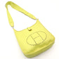 HERMES Evelyn 3 PM Yellow Epsom Shoulder Bag Leather H Logo Silver Hardware □O Stamped R801788