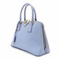 PRADA Saffiano Leather Handbag, Blue, 2-Way Crossbody, Gold Hardware