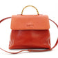 LOEWE Velasquez Handbag Orange Leather 2-Way Shoulder Vintage Gold Hardware R801997