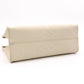 LOUIS VUITTON On the Go PM OTG Monogram Implant Handbag, Leather, Off-White, 2-Way
