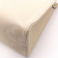 LOUIS VUITTON On the Go PM OTG Monogram Implant Handbag, Leather, Off-White, 2-Way
