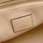 LOUIS VUITTON On the Go PM OTG Monogram Implant Handbag, Leather, Off-White, 2-Way