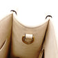 LOUIS VUITTON On the Go PM OTG Monogram Implant Handbag, Leather, Off-White, 2-Way
