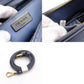 PRADA Saffiano Leather Handbag, Blue, 2-Way Crossbody, Gold Hardware