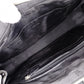 LOEWE Senda Vintage Shoulder Bag, Canvas and Leather, Black