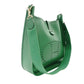 HERMES Evelyn PM Green Epson Shoulder Bag Leather H Logo Gold Hardware □B Engraved R8020040