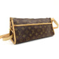 LOUIS VUITTON Monogram Canvas Popincourt Long Shoulder Bag PVC M4008 Leather Brown 7-4-150