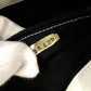 Chanel Lambskin Coco Logo Tote Bag, Leather, White, Women's, Two-tone, Black and White