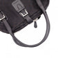 LOEWE Senda Vintage Shoulder Bag, Canvas and Leather, Black
