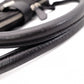 LOEWE Senda Vintage Shoulder Bag, Canvas and Leather, Black