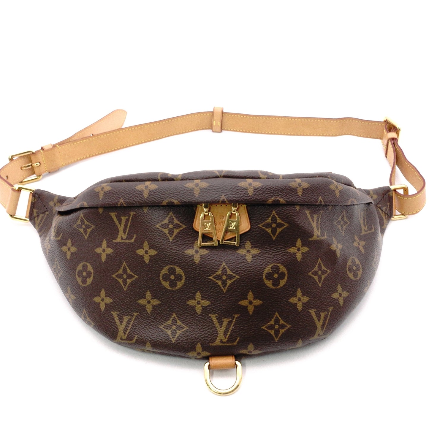 LOUIS VUITTON Bamback Monogram Canvas Body Bag, PVC/Leather, Brown, for Men and Women