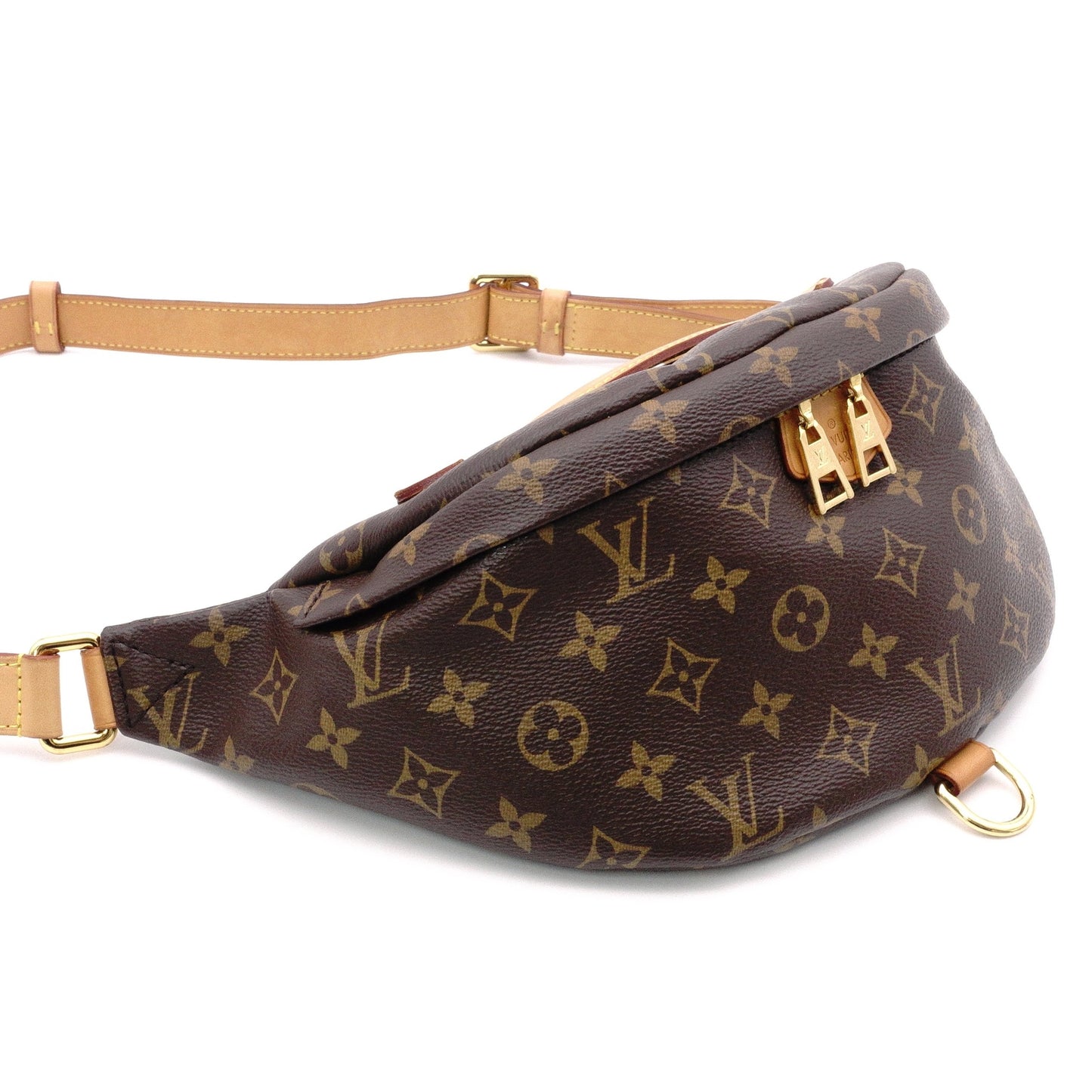 LOUIS VUITTON Bamback Monogram Canvas Body Bag, PVC/Leather, Brown, for Men and Women