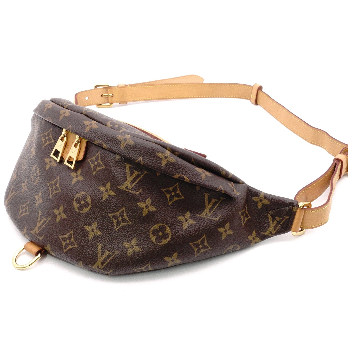 LOUIS VUITTON Bamback Monogram Canvas Body Bag, PVC/Leather, Brown, for Men and Women