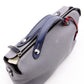 FENDI By the Way Shoulder Bag, Leather, Gray, 2-Way Crossbody, Silver Hardware