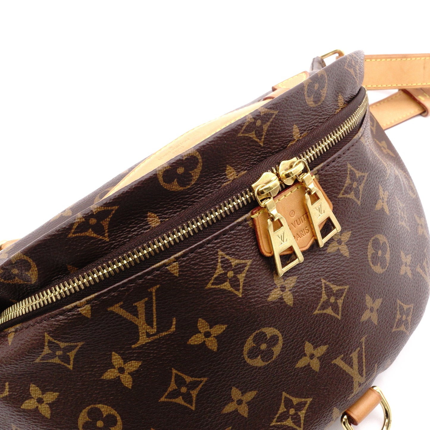 LOUIS VUITTON Bamback Monogram Canvas Body Bag, PVC/Leather, Brown, for Men and Women