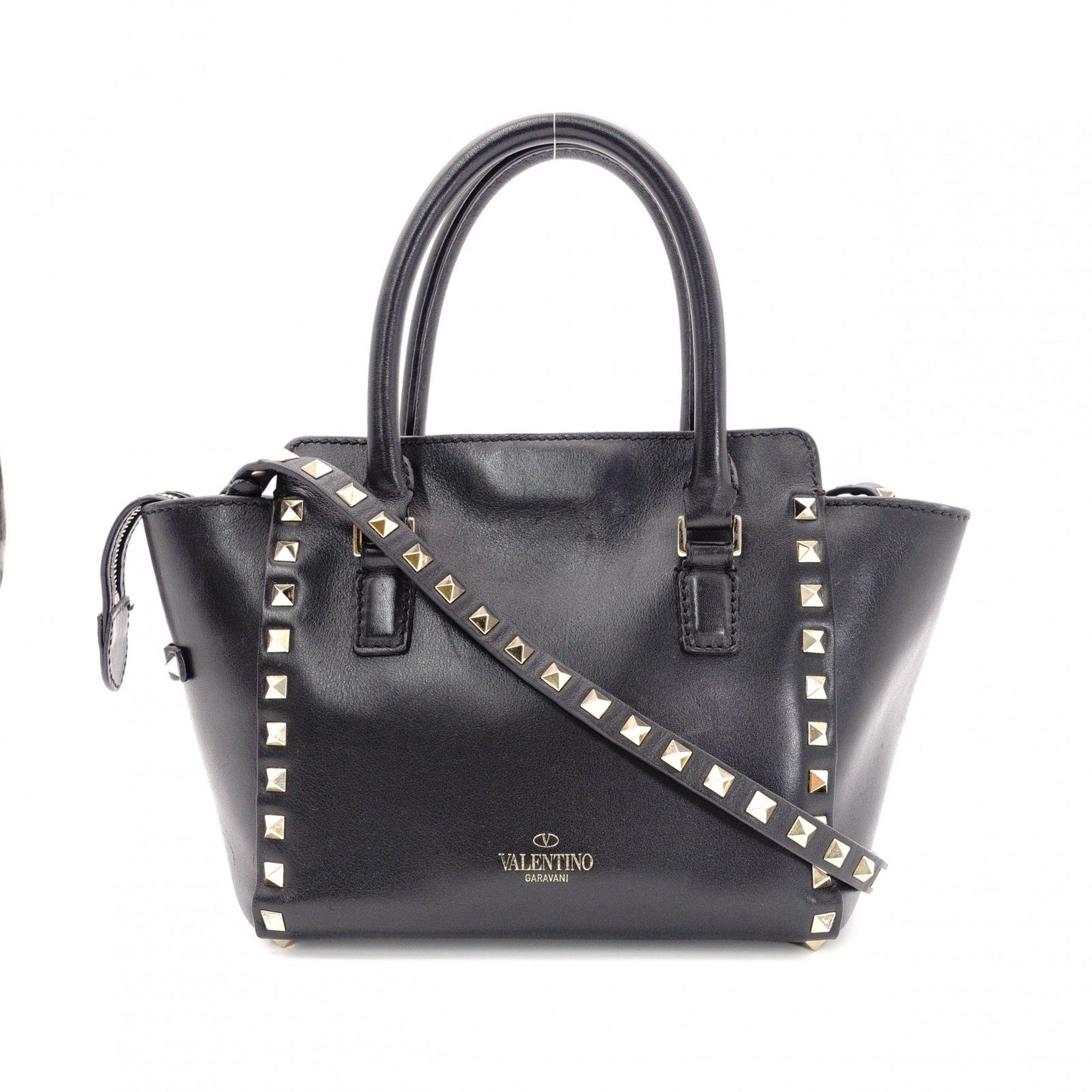Valentino Garavani Studded Leather 2-Way Handbag