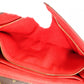 LOUIS VUITTON Saint Placide Monogram Canvas Shoulder Bag, PVC/Leather, Brown and Red, Women’s