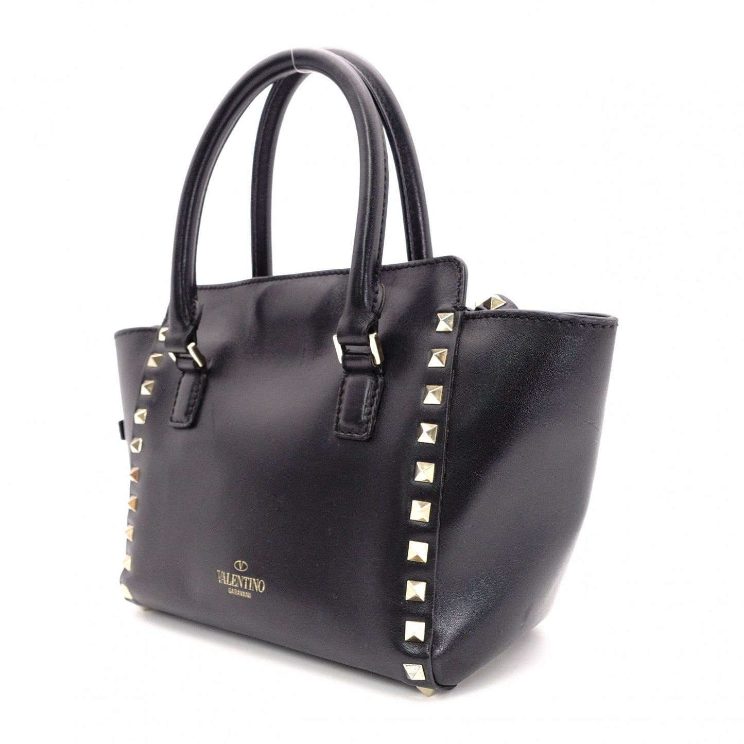 Valentino Garavani Studded Leather 2-Way Handbag