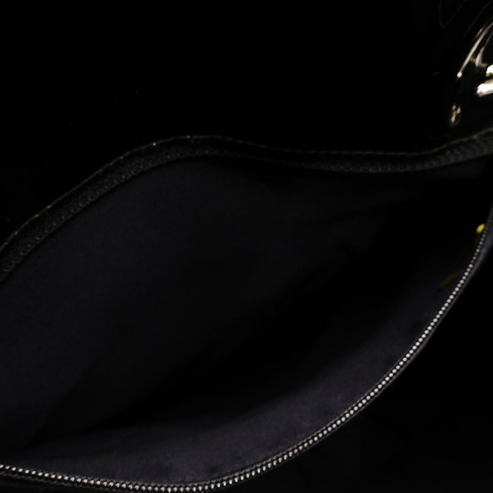 CHANEL CC Strass Bonbon Chain Tote with Coco Logo Chain Shoulder Bag, Enamel, Black, Silver Hardware, 7-11-762