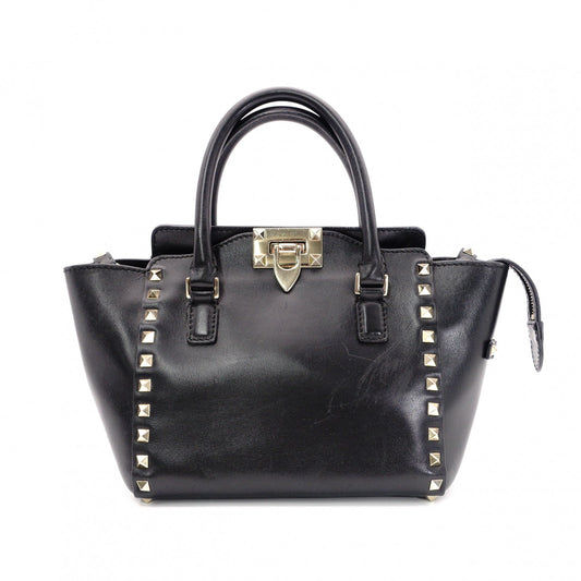 Valentino Garavani Studded Leather 2-Way Handbag