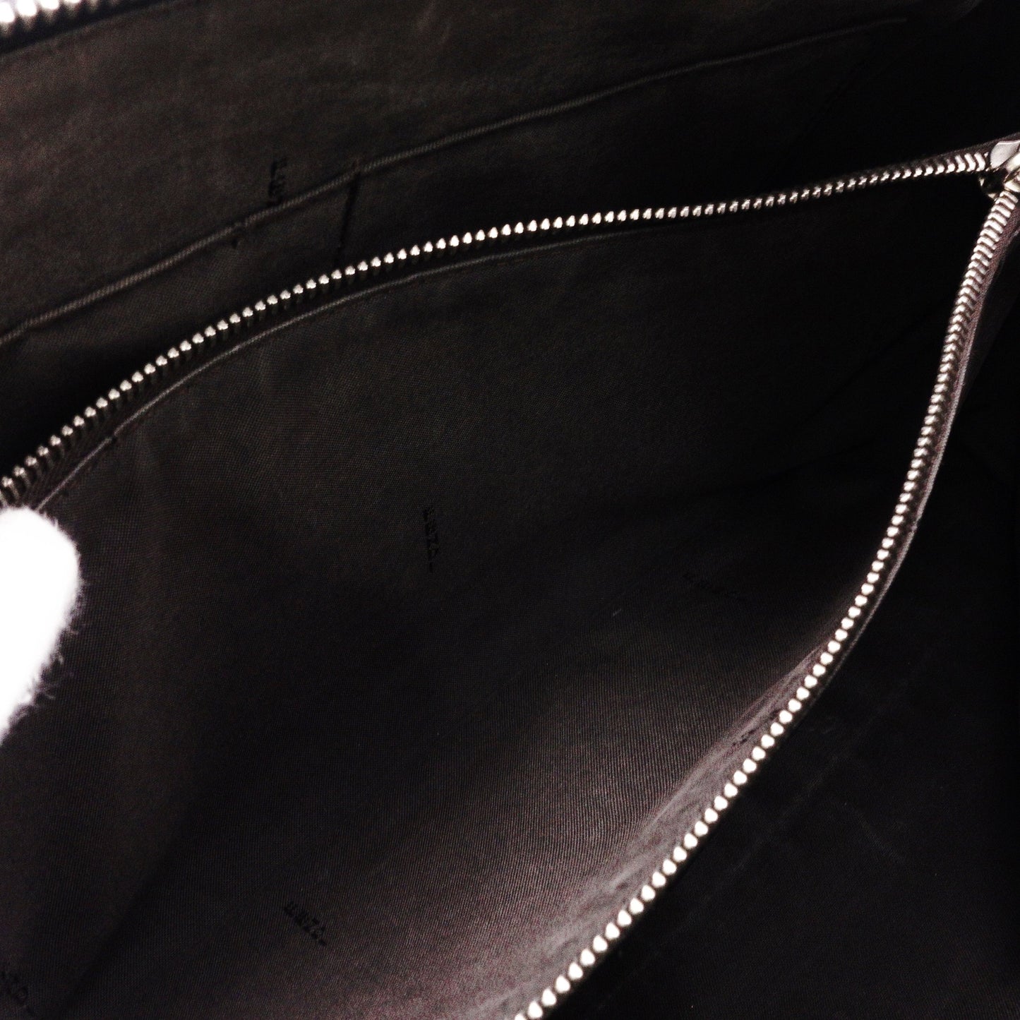 FENDI By the Way Shoulder Bag, Leather, Gray, 2-Way Crossbody, Silver Hardware