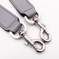 FENDI By the Way Shoulder Bag, Leather, Gray, 2-Way Crossbody, Silver Hardware