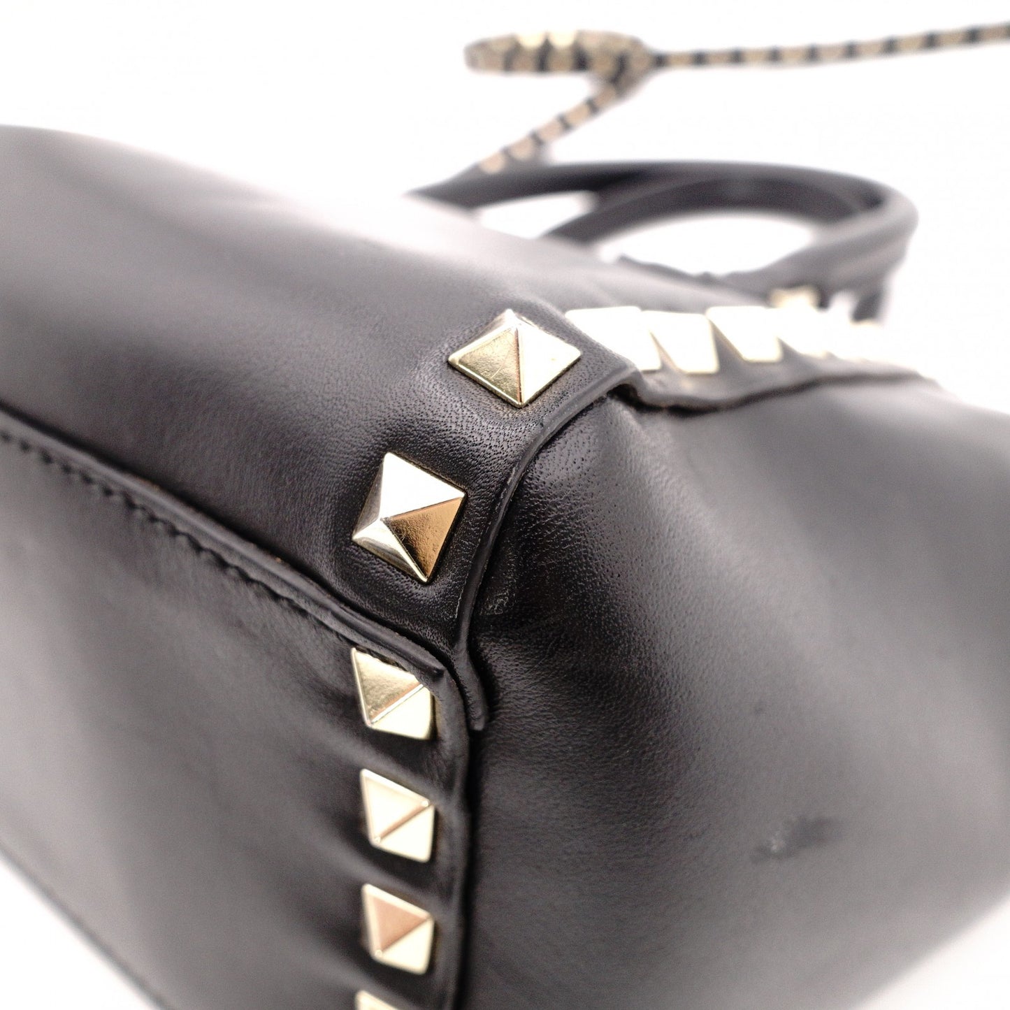 Valentino Garavani Studded Leather 2-Way Handbag